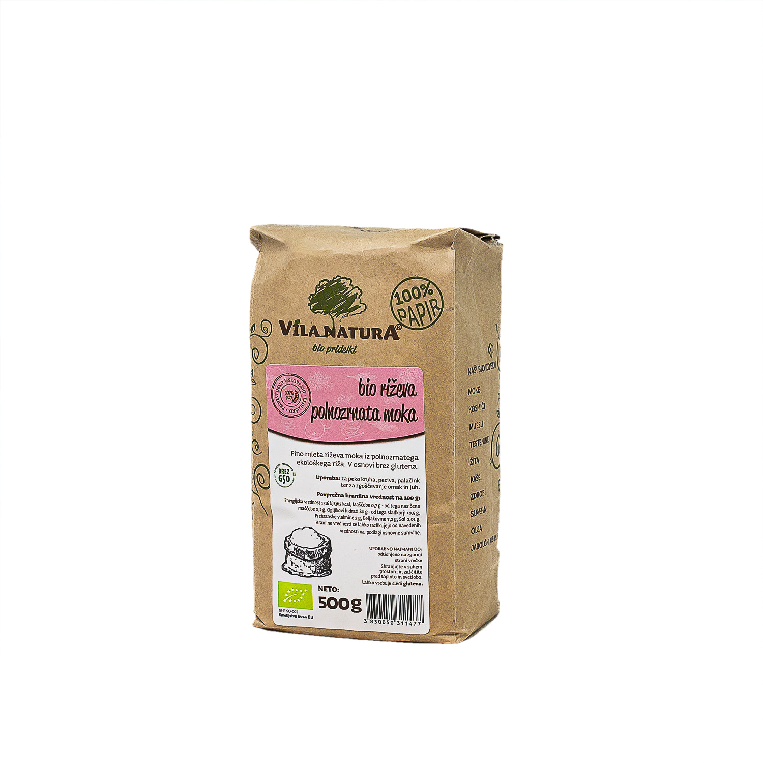Riževa moka bio 500 g